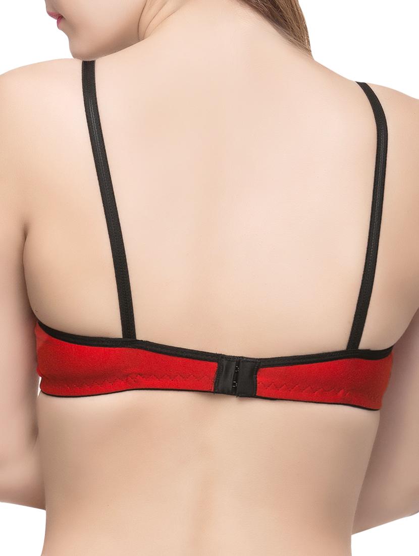 set of 3 floral patch solid bra - 14474837 - Zoom Image - 7