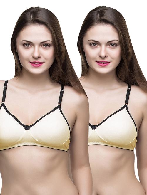 set of 2 yellow bras - 14474898 - Standard Image - 1