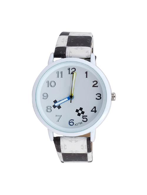 Super Drool Black Check Pattern Wrist Watch - 14474936 - Very Small Image - 1