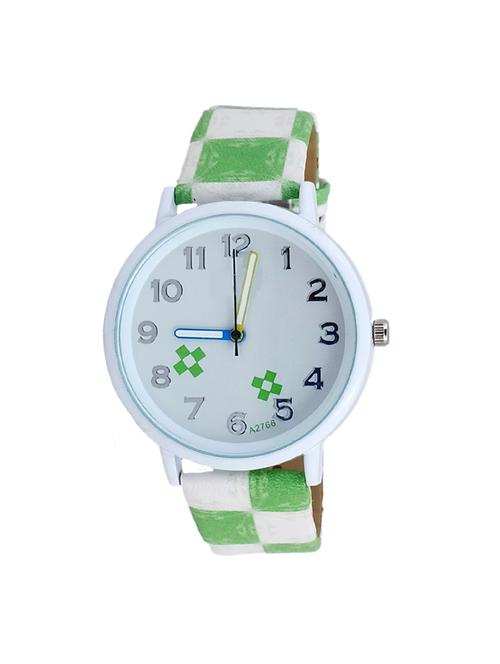 Super Drool Green Check Pattern Wrist Watch - 14474937 - Very Small Image - 1