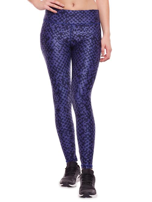 blue printed track pant - 14474980 - Very Small Image - 1