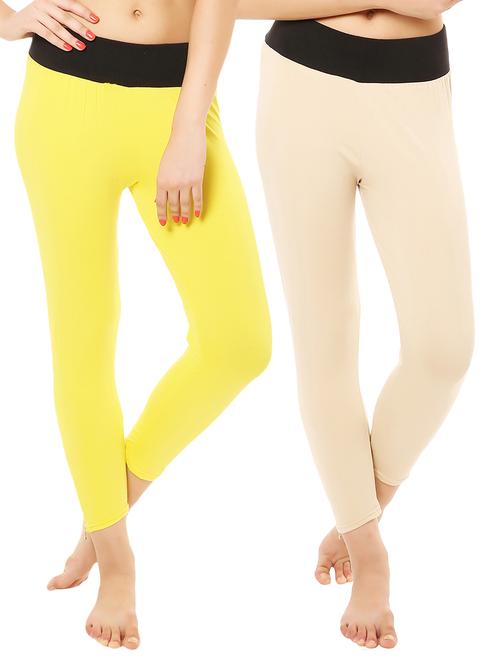 Set of 2 multi colored leggings - 14475143 - Very Small Image - 1