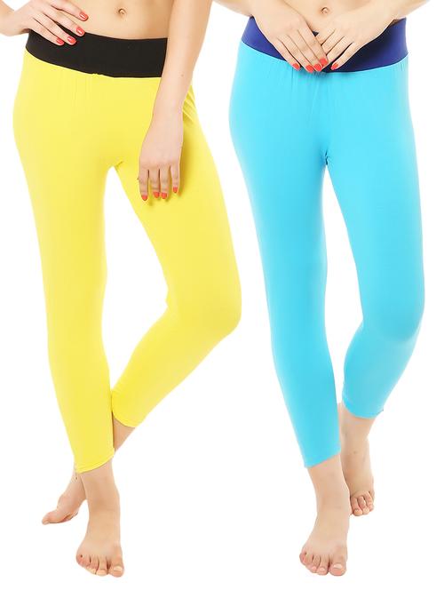 Set of 2 multi colored leggings - 14475161 - Very Small Image - 1