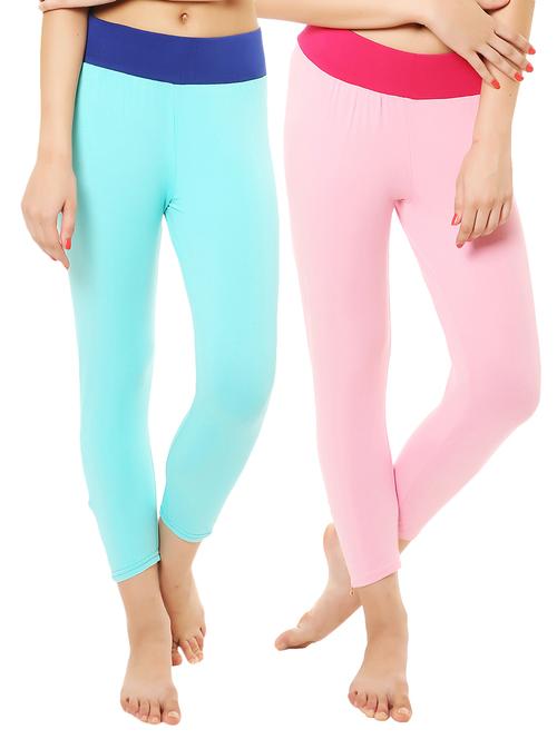 Set of 2 multi colored leggings - 14475202 - Very Small Image - 1