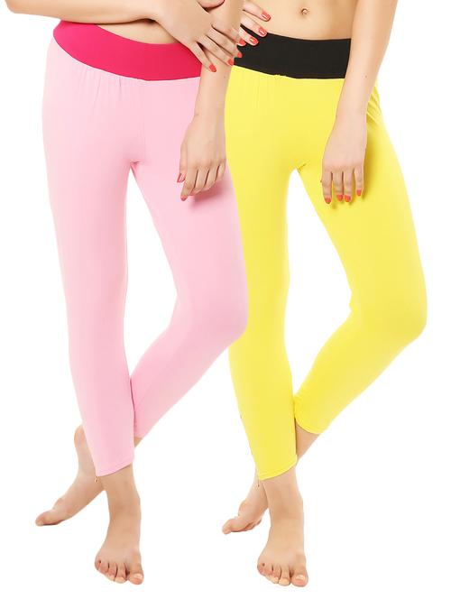 Set of 2 multi colored leggings - 14475220 - Very Small Image - 1