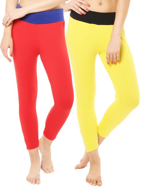 Set of 2 multi colored leggings - 14475222 - Very Small Image - 1
