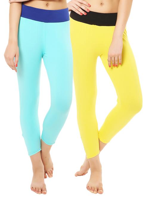 Set of 2 multi colored leggings - 14475223 - Very Small Image - 1