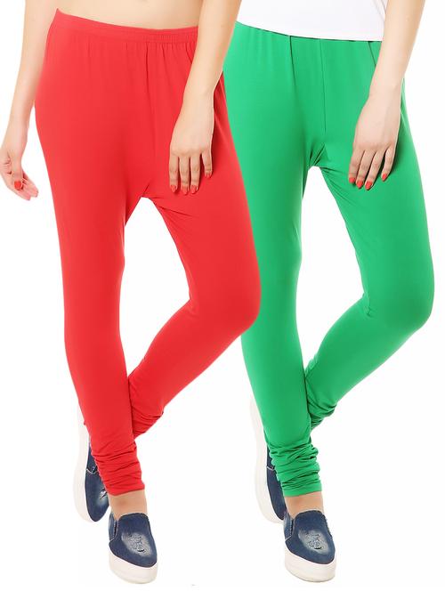 Set of 2 multi colored leggings - 14475462 - Very Small Image - 1