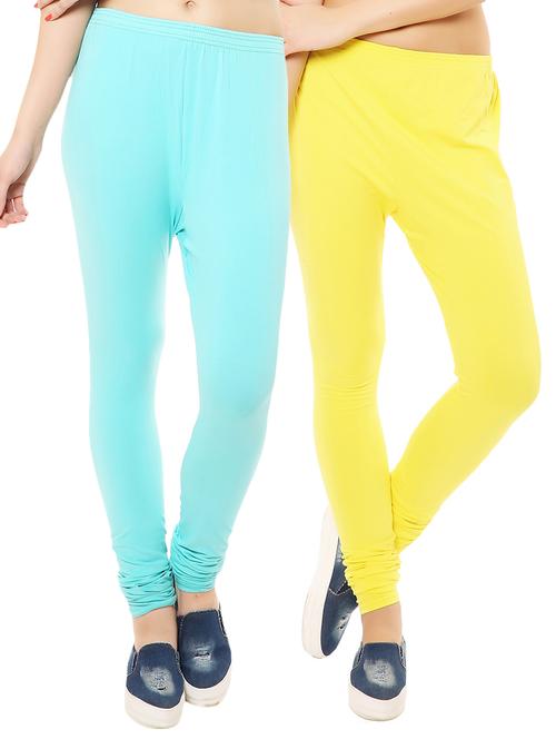 Set of 2 multi colored leggings - 14475493 - Very Small Image - 1