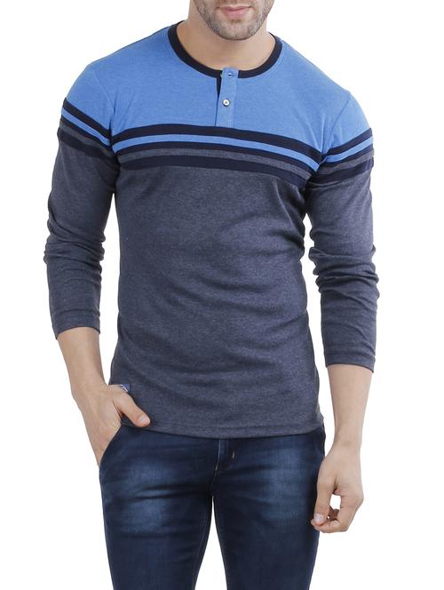 grey cotton t-shirt - 14475726 - Very Small Image - 1
