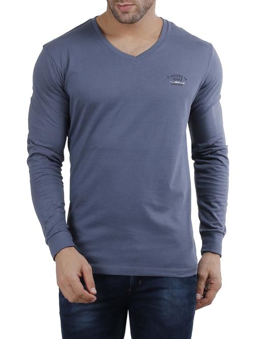 grey cotton t-shirt - 14475766 - Very Small Image - 1