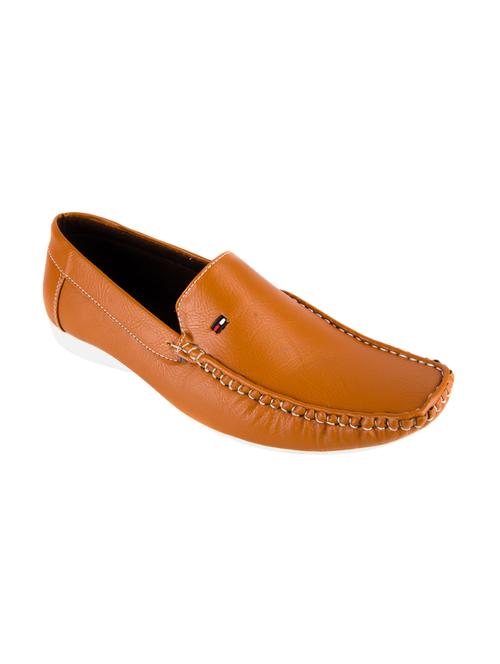 brown leatherette loafer - 14476047 - Very Small Image - 1