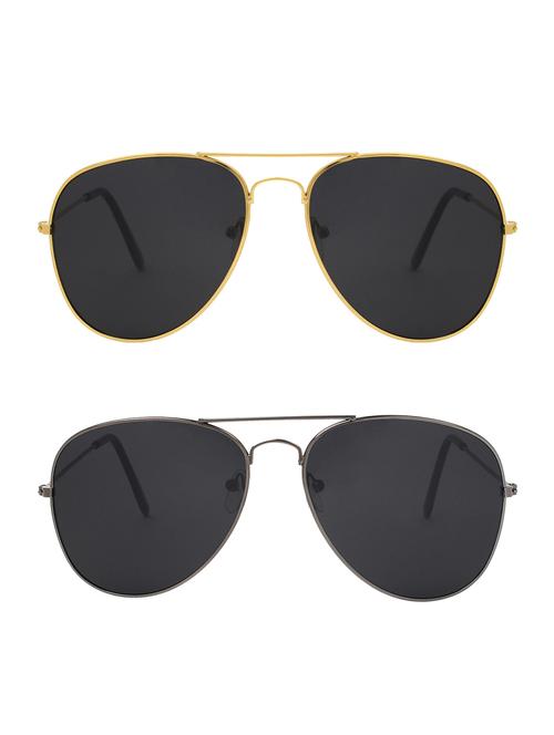 Abner Combo of Two aviator Sunglasses - 14476255 - Standard Image - 1