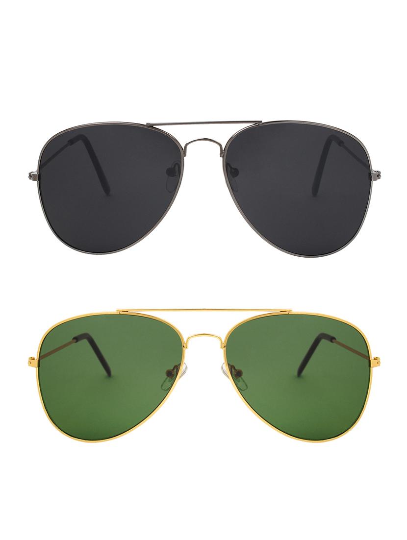 abner combo of two aviator sunglasses - 14476256 - Zoom Image - 1