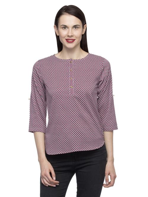 multi colored printed top - 14476495 - Standard Image - 1