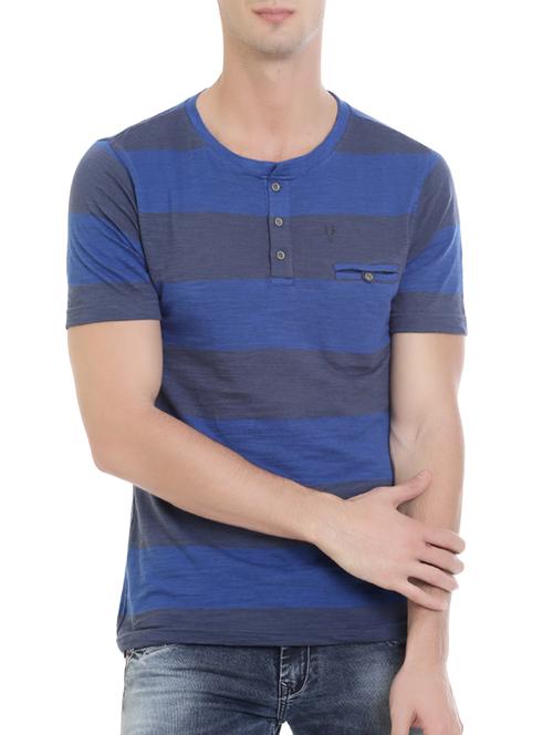 blue cotton t-shirt - 14476712 - Standard Image - 1