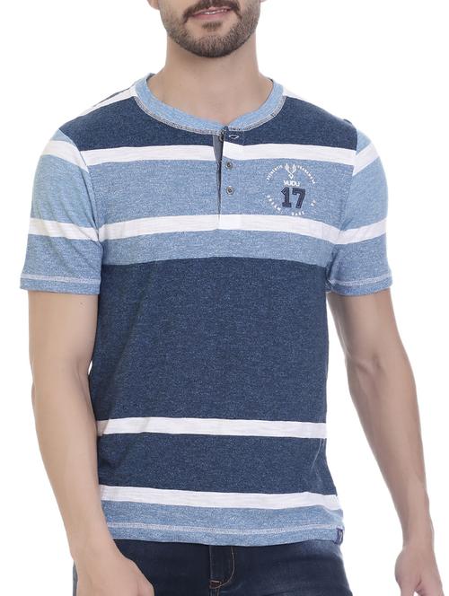 blue cotton t-shirt - 14476726 - Standard Image - 1
