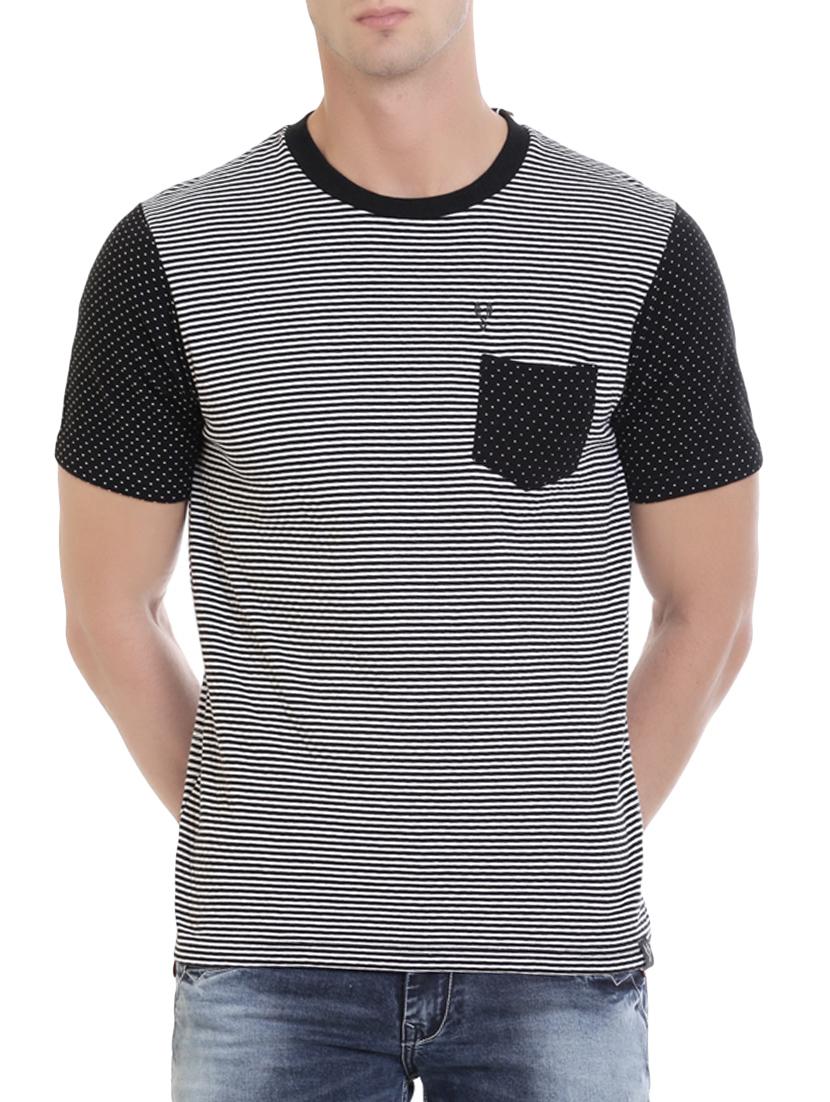 monochrome cotton t-shirt - 14476759 - Zoom Image - 1