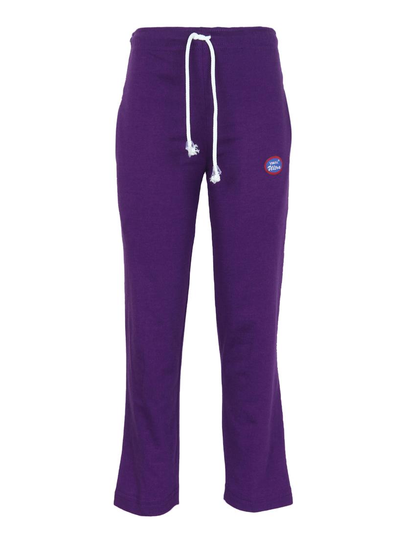 purple cotton blend trouser - 14477399 - Zoom Image - 1