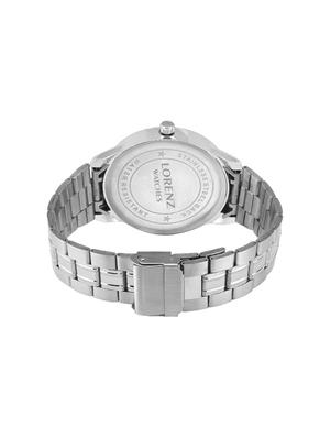 lorenz mk-1052a stainless steel black-grey dial casual-formal look men's analog watch - 14477691 - Standard Image - 3