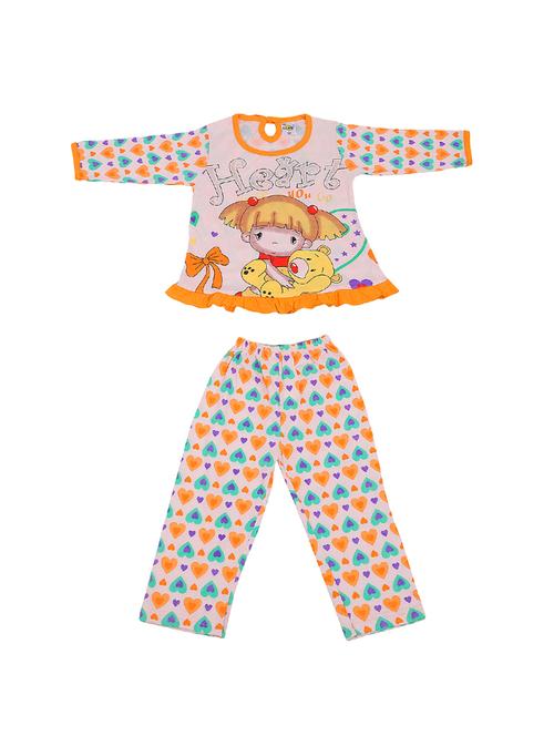 pink cotton pyjama set - 14477921 - Very Small Image - 1