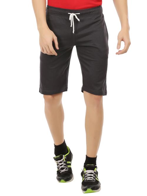 grey cotton shorts - 14477936 - Standard Image - 1