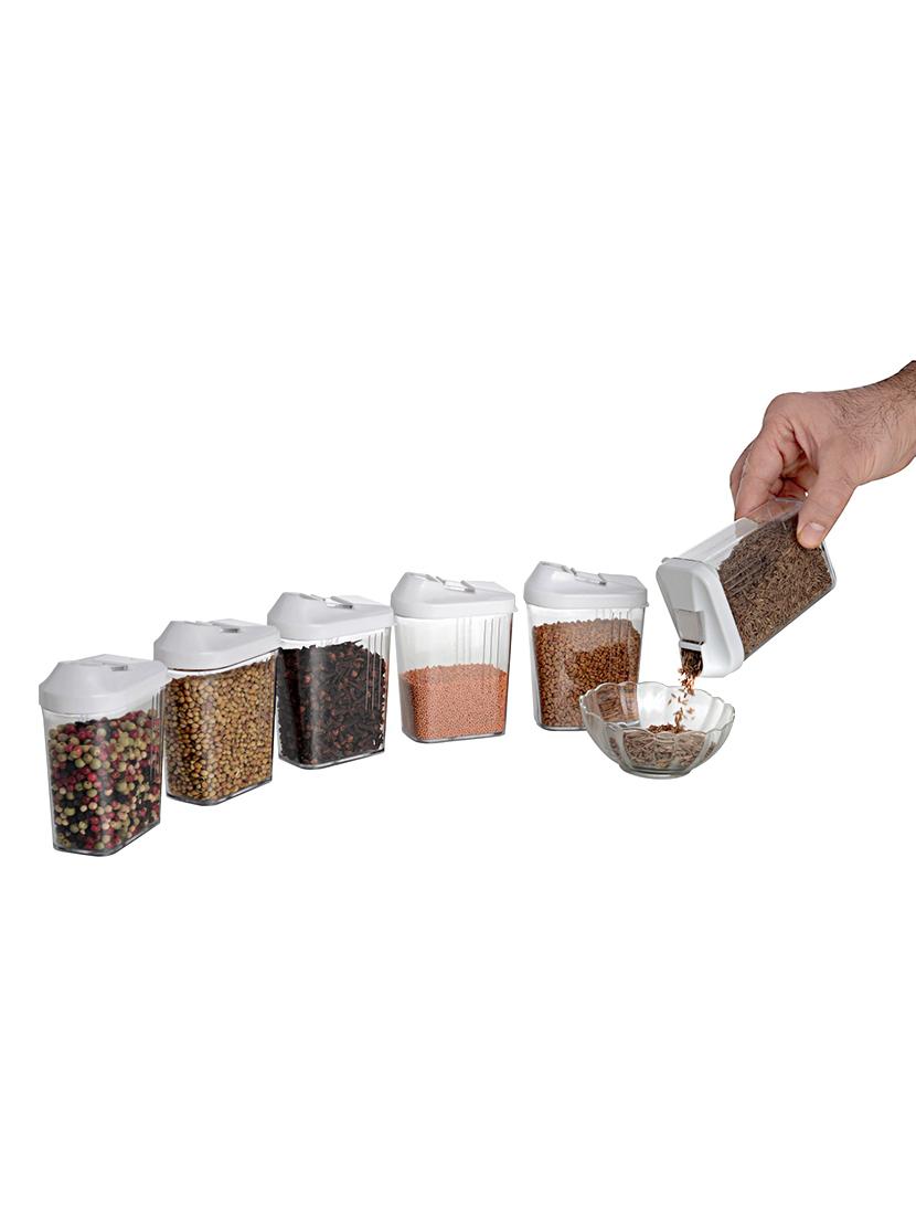 cereal dispenser easy flow grocery food container set of 6 - 14477986 - Zoom Image - 3