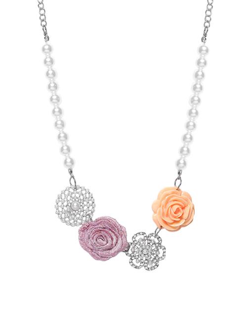 multi metal bridal necklace - 14478074 - Very Small Image - 1