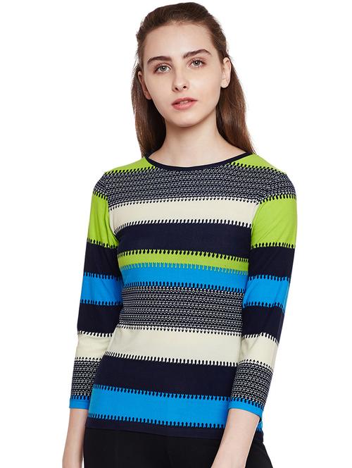 multi colored striped top - 14478106 - Very Small Image - 1