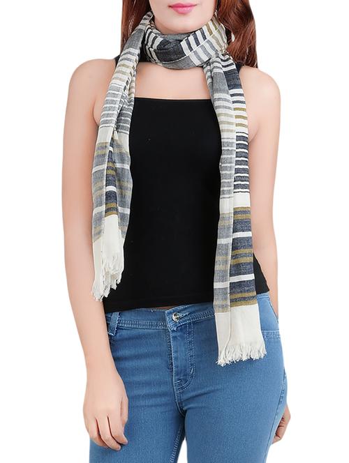 multi colored cotton stole - 14478287 - Standard Image - 1