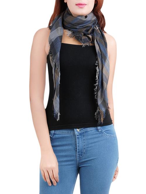multi colored viscose stole - 14478299 - Very Small Image - 1