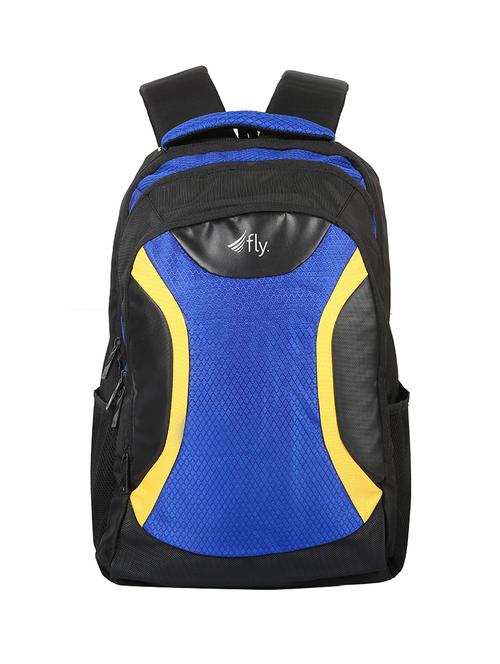 blue polyester backpack - 14478331 - Very Small Image - 1