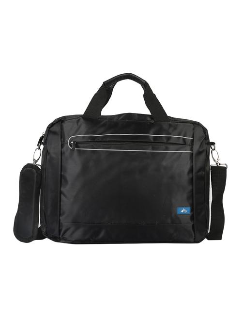 black polyester laptopbag - 14478345 - Very Small Image - 1