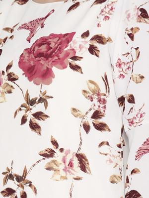 white floral shift dress - 14478375 - Standard Image - 5