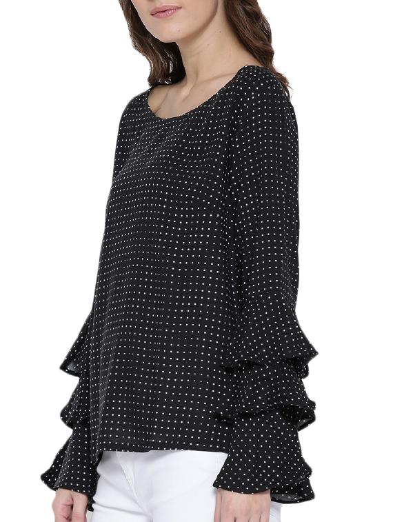 black printed top - 14478392 - Zoom Image - 2