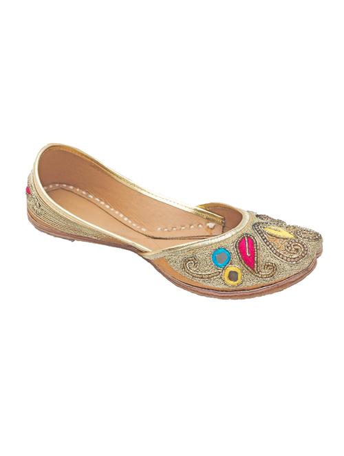gold slip on jutis - 14478564 - Very Small Image - 1
