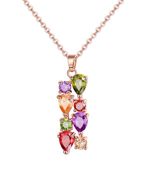 multi gold plated pendant - 14478576 - Standard Image - 1