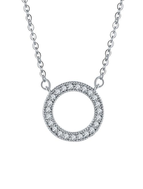white silver plated pendant - 14478619 - Very Small Image - 1