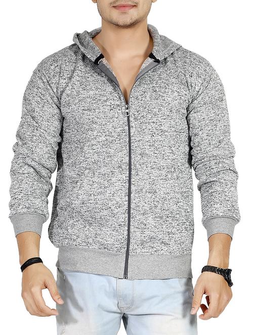 grey cotton sweatshirt - 14478668 - Very Small Image - 1