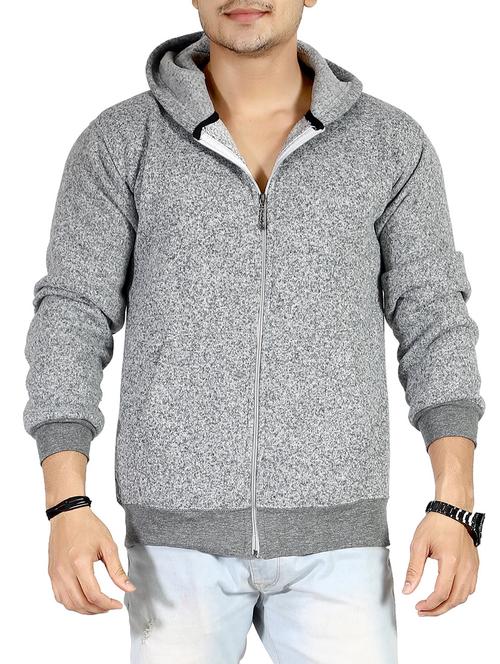 grey cotton sweatshirt - 14478669 - Very Small Image - 1