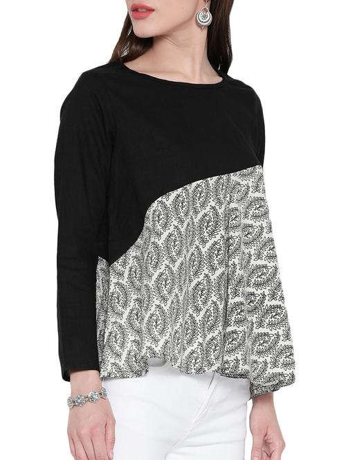 Multicolored printed top - 14479198 - Very Small Image - 1
