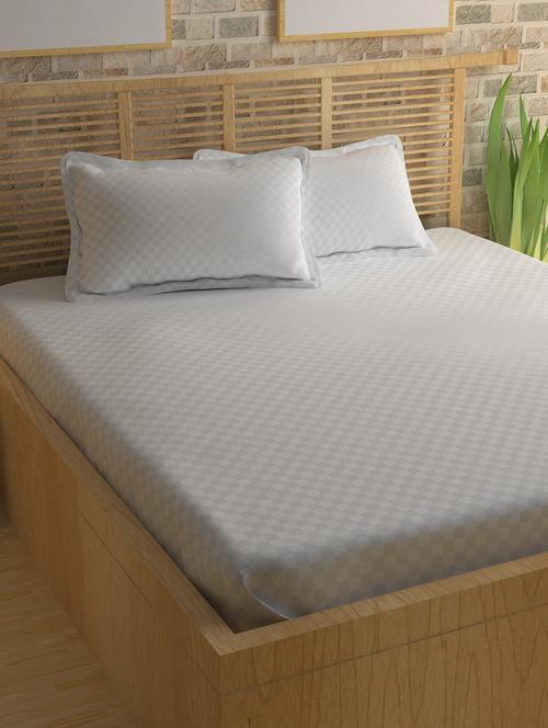 100% Cotton King Size Bedsheet With 2 Pillow Covers - 14479271 - Very Small Image - 1