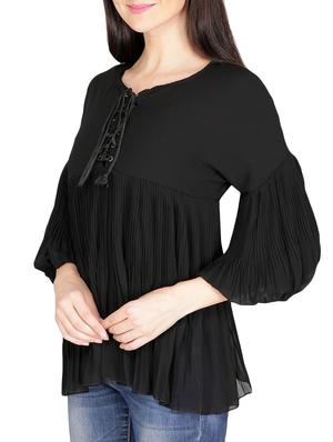 black georgette top - 14479432 - Standard Image - 2