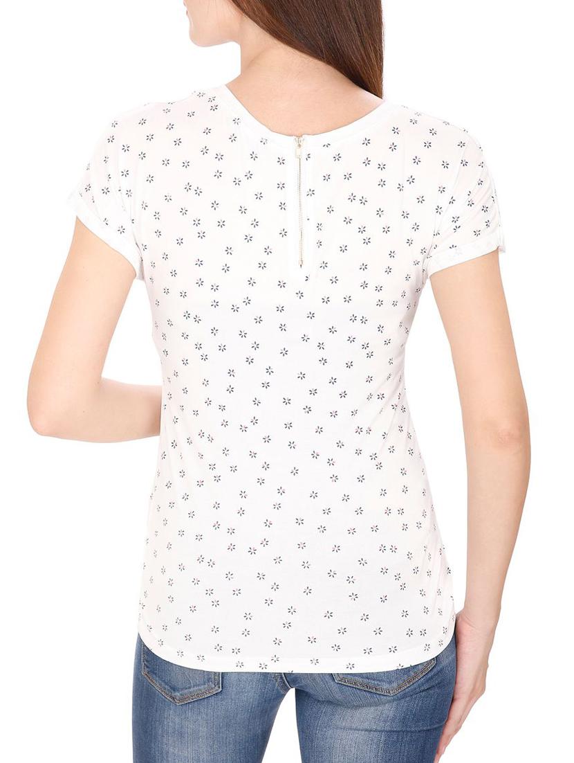 white printed tee - 14479438 - Zoom Image - 3