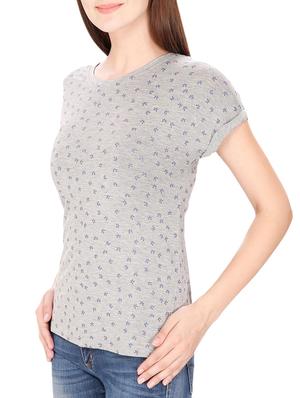 grey printed tee - 14479441 - Standard Image - 2