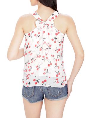white printed top - 14479443 - Standard Image - 3