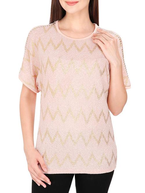 Pink chevron top - 14479485 - Standard Image - 1