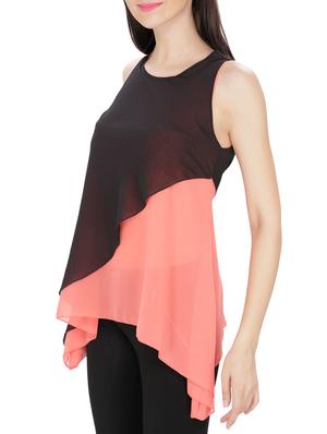 orange layered top - 14479544 - Standard Image - 2