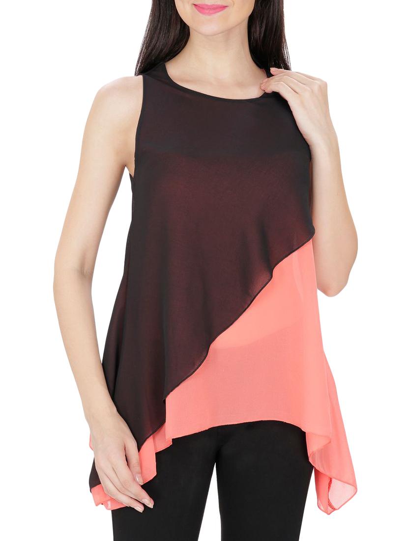 orange layered top - 14479544 - Zoom Image - 1