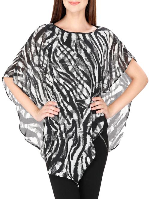 black animal print top - 14479548 - Very Small Image - 1